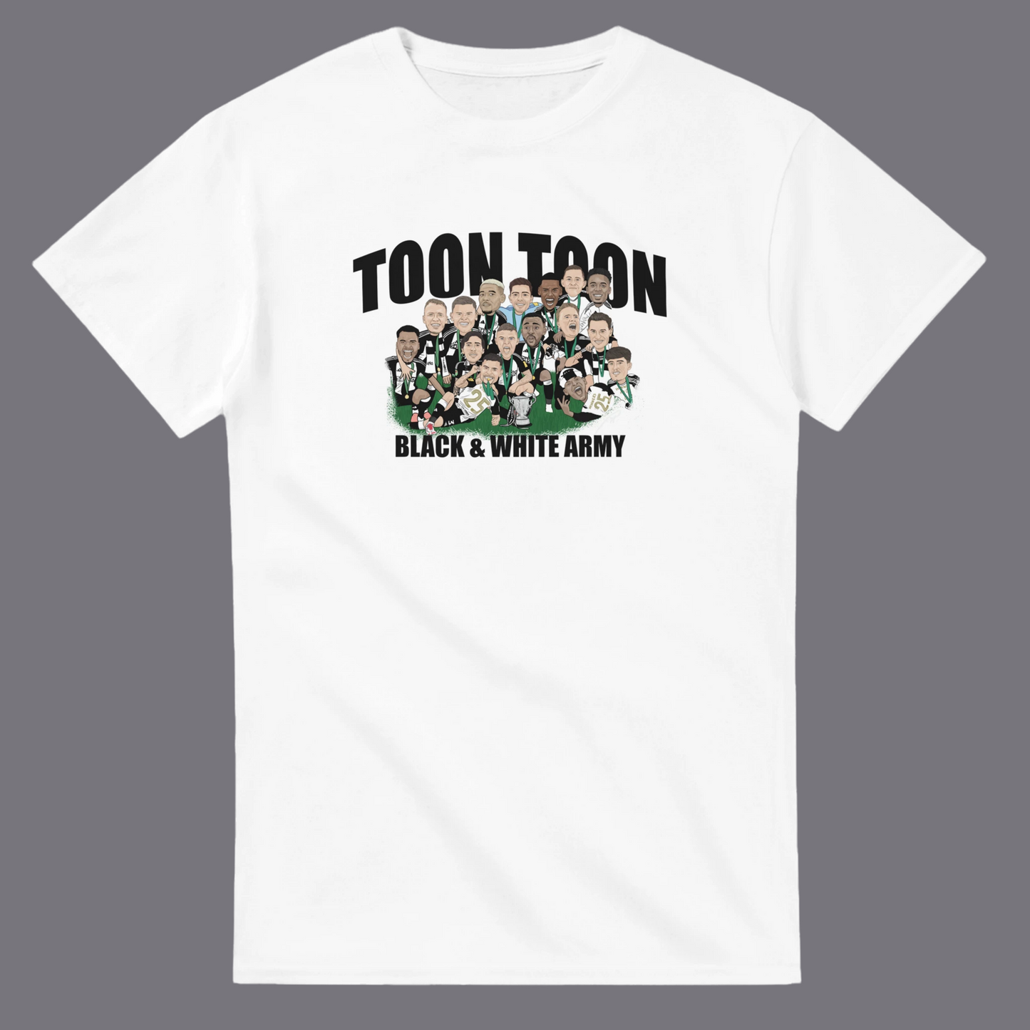 Newcastle Cartoons Cup Winners Edition T Shirt