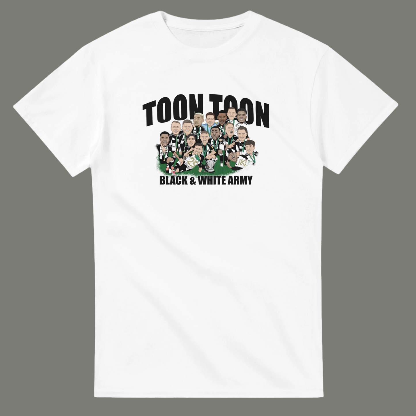 Newcastle Cartoons Cup Winners Edition T Shirt